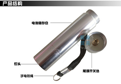 美斯乐822高品质迷你手电筒 便携远射的照明利器