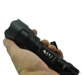 正品黑骑士C8强光手电筒 五档CREE Q5核心，整装价格、厂家信息与图片详解
